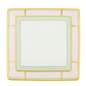 Ginori Diva Rosa Square Change Tray - 5.3"